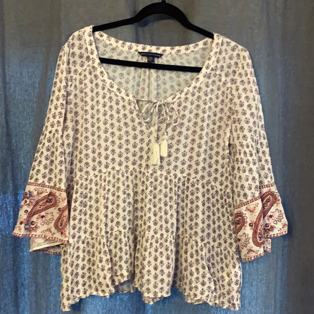 American Eagle 🦅 Boho Pheasant Top